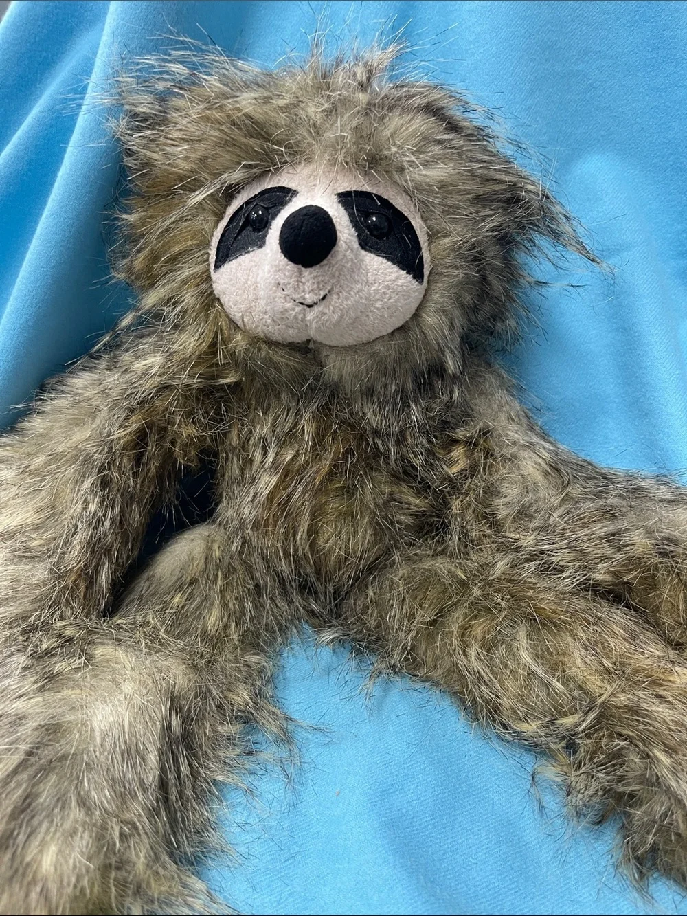 Jellycat Brown Faux-Fur Sloth Decorative Plush